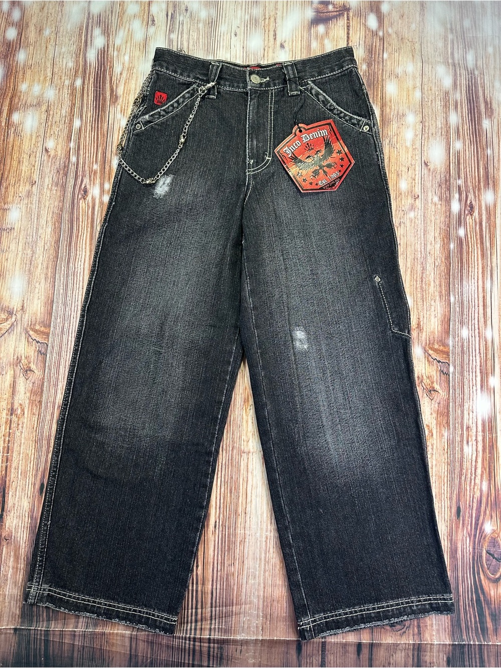 NWT Vintage JNCO Denim Jeans Size 14 
Young Fit